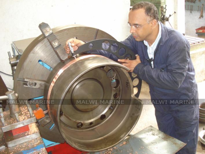 Malwi Marine component inspection